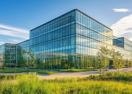 Moderni liikekeskus Suomessa